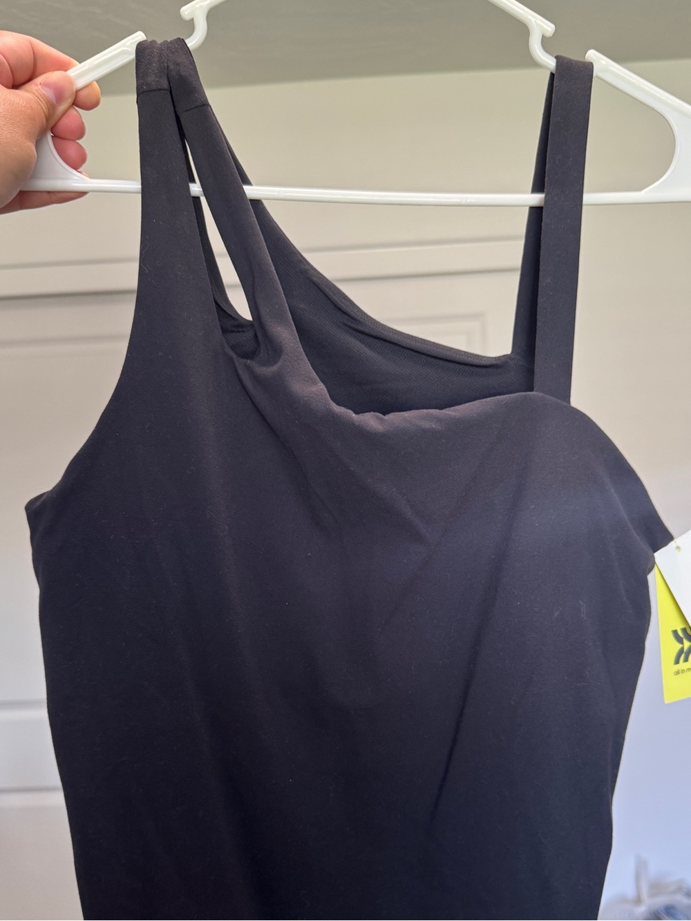 all in motion Black Double-Strap Active Tank
